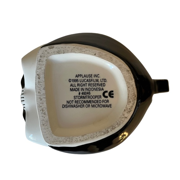 Star‎ Wars Storm Trooper Helmet Figural Ceramic Vintage 1995 Applause Coffee Mug - Picture 6 of 8